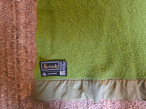 Harrods pure new wool green - pure,