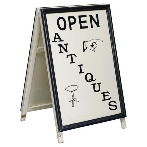 Open antiques vintage shop - antiques,