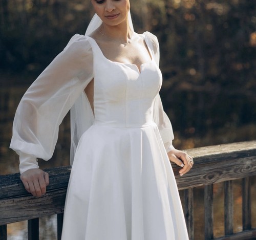 Aisle veil ivory a line - veil,