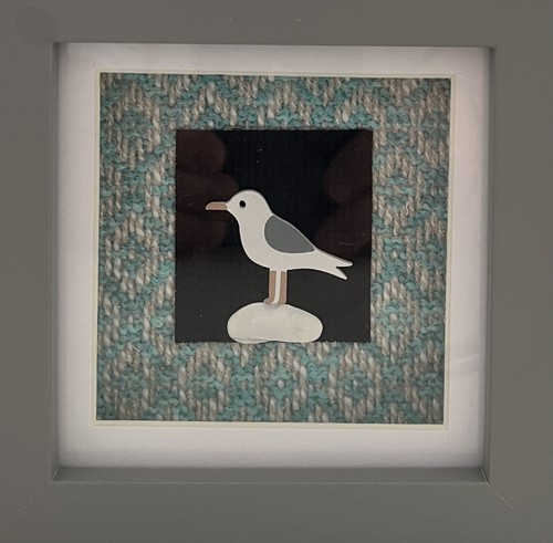 Seagull rock art - on, art.