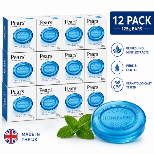 Pears blue mint soap - blue,