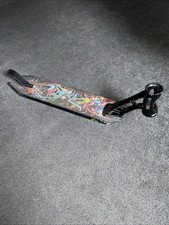 Black stunt scooter deck - scooter,