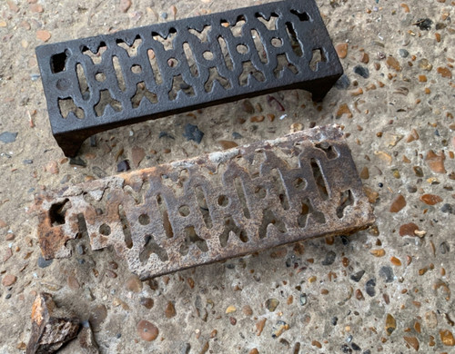Cast iron air brick victorian - iron,