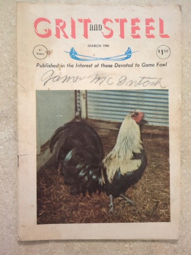 Vintage grit and steel - "grit, steel"