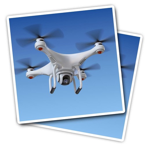Vinyl stickers drone - vinyl,