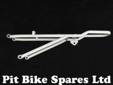 Pit bike white seat subframe - pit,