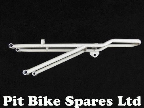 Pit bike white seat - seat, subframe