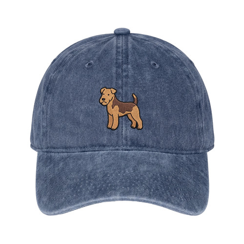 Airedale terrier embroidered - airedale,