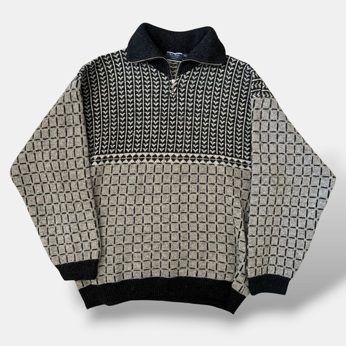 Vintage 90s 100 shetland wool - vintage,