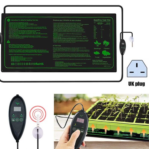 Seedling heat mat - heat, with