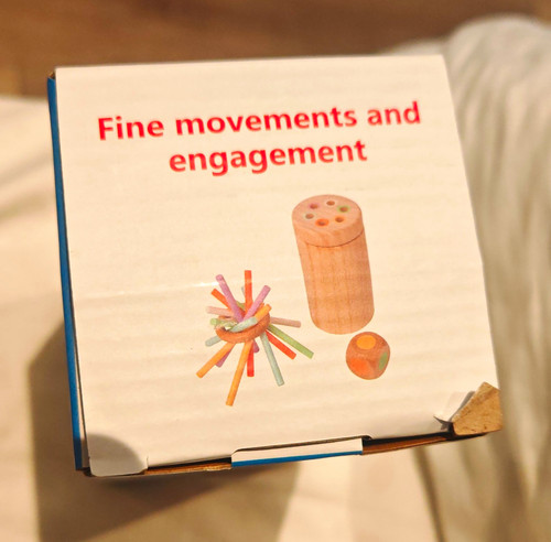 Wooden fine motor skills toy - wooden,