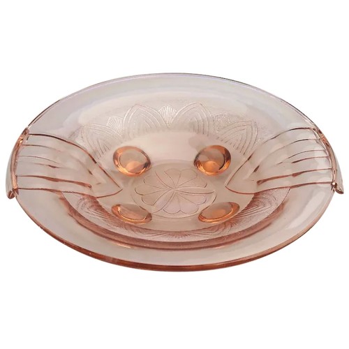 Large pink glass art - glass,