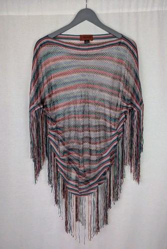 Missoni foulard poncho striped - poncho,