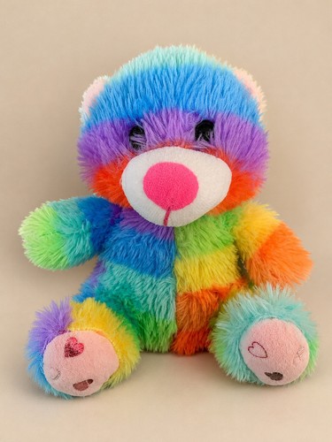 Rainbow teddy bear - ,
