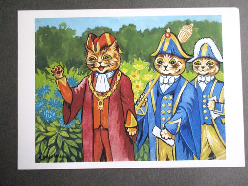 Cat postcard louis - louis, wain