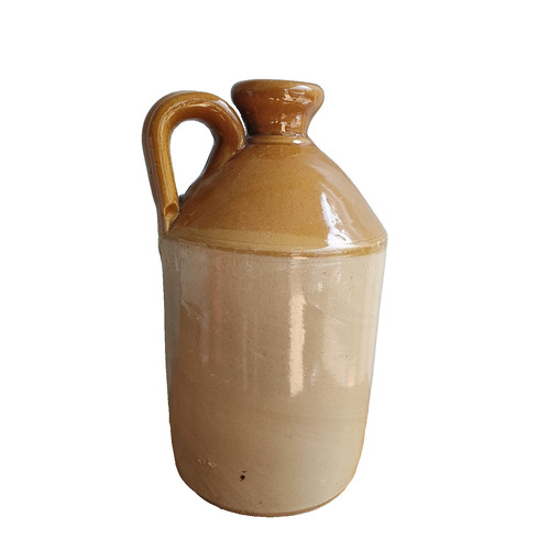 Vintage earthenware flagon - vintage,