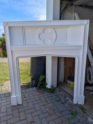 Vintage 1930s pine painted