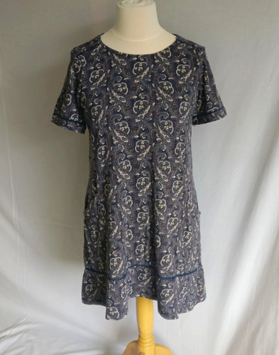 Fat face blue grey paisley - fat,
