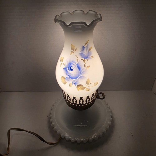 Vtg milk glass electric - milk,