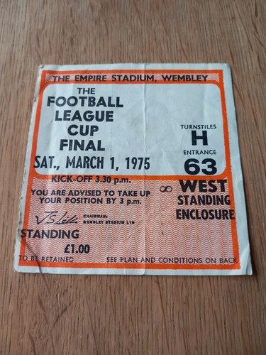 1975 league cup - cup, final