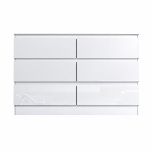 Modern wide drawer chest - modern, 6