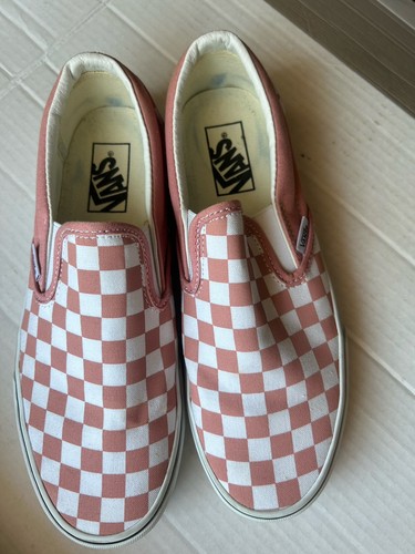 Vans slip pink checkered - slip, on
