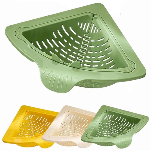 Magnetic corner sink strainer - magnetic,