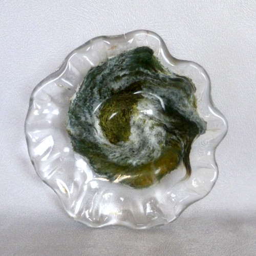 Alum bay glass dish oyster - bay,