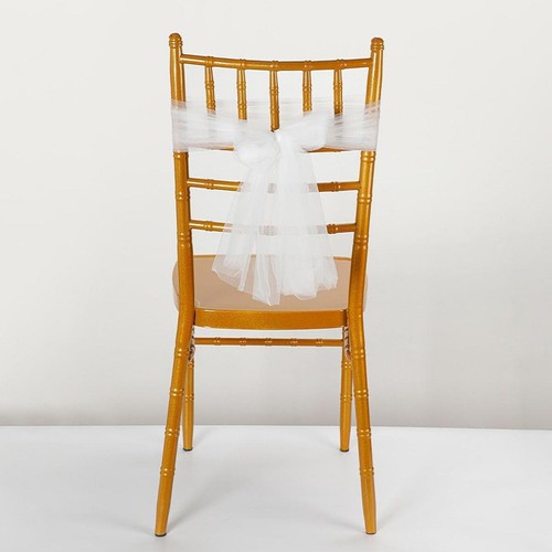 Wedding chair sash white - sash,