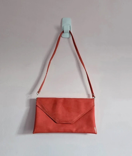 Glossy coral faux - coral,