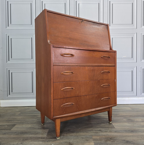Vintage jentique bureau teak - vintage,