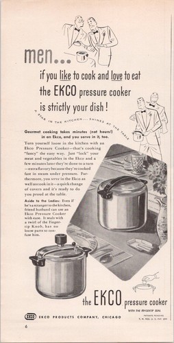 Ekco pressure cooker vintage - ekco,