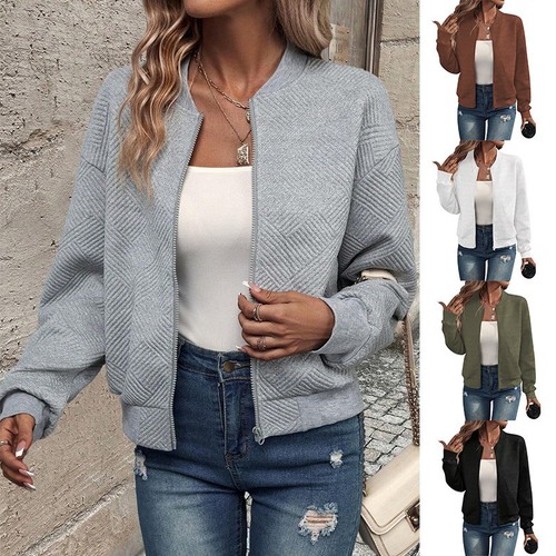 Ladies zip cardigans - ladies, up