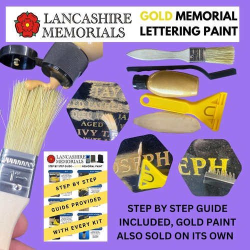 Gravestone paint restoring - gravestone,