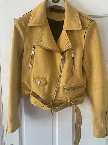 Zara mustard yellow suede - zara,