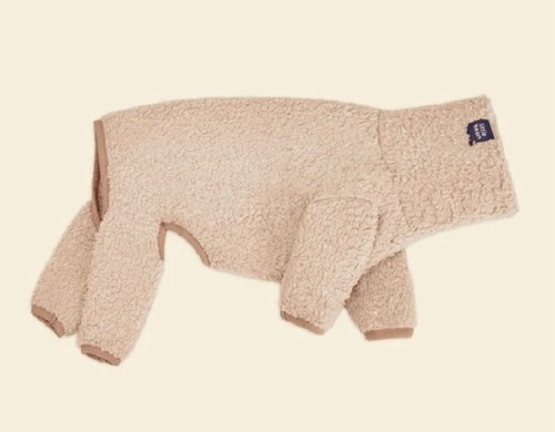 Little beast dog fleece suit - beast,