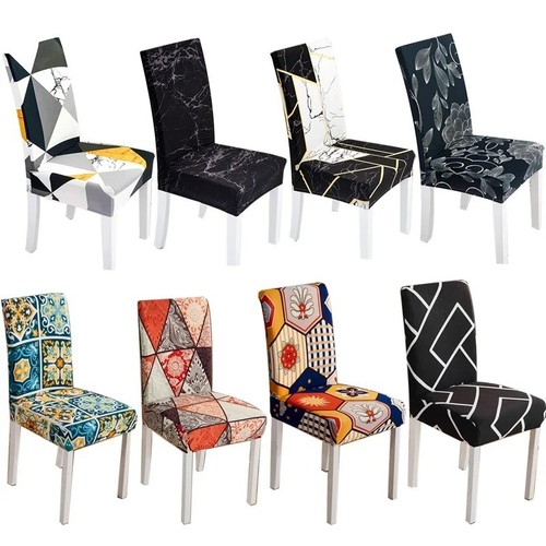 Printed chair cover elastic - printed,
