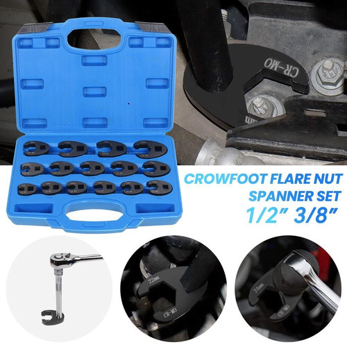 15pcs crowfoot wrench set - 15pcs,