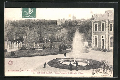 Old postcard bourbon lancy - old, bourbon-lancy