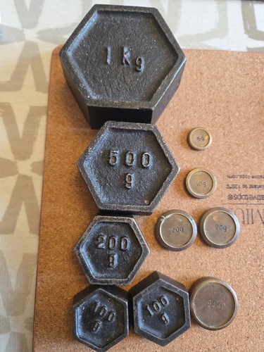 Set weights for weighing - of,