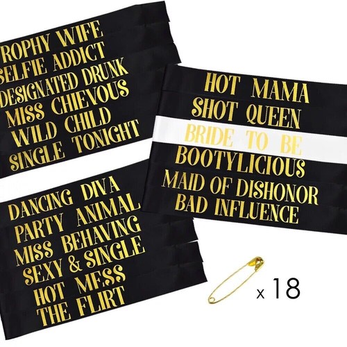 Pieces bride be sashes - to,