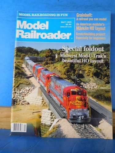 Model railroader magazine 1992 - magazine,
