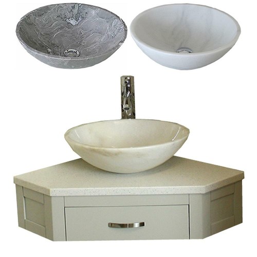Bathroom vanity grey painted - bathroom,