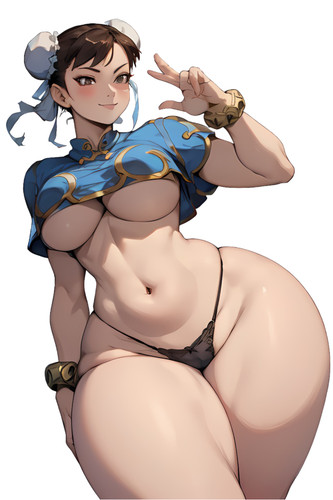 Chun street fighter waifu - chun-li,