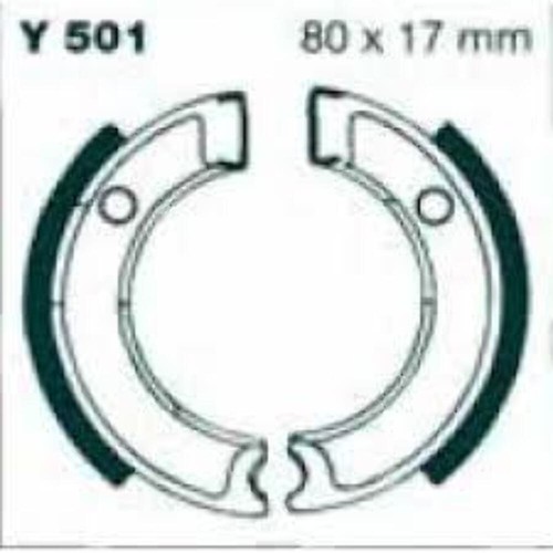Ebc brake shoes - shoes, yamaha