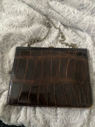 Vintage 1940s bag faux - vintage,