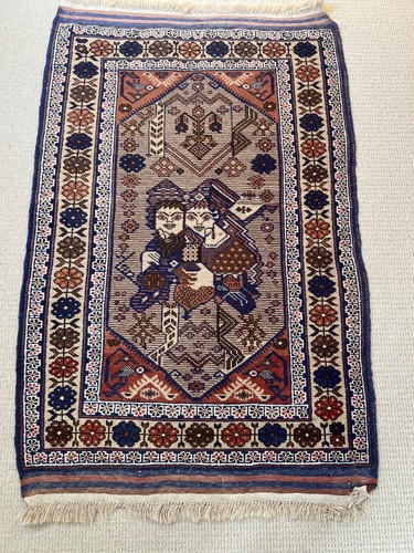 Hand knotted persian wool - wool, rug