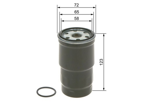 Fuel filter fits daihatsu - fuel,