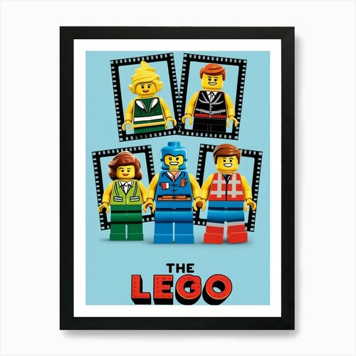 Lego movie poster - lego, art