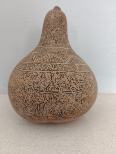 Vintage carved gourd master - vintage,